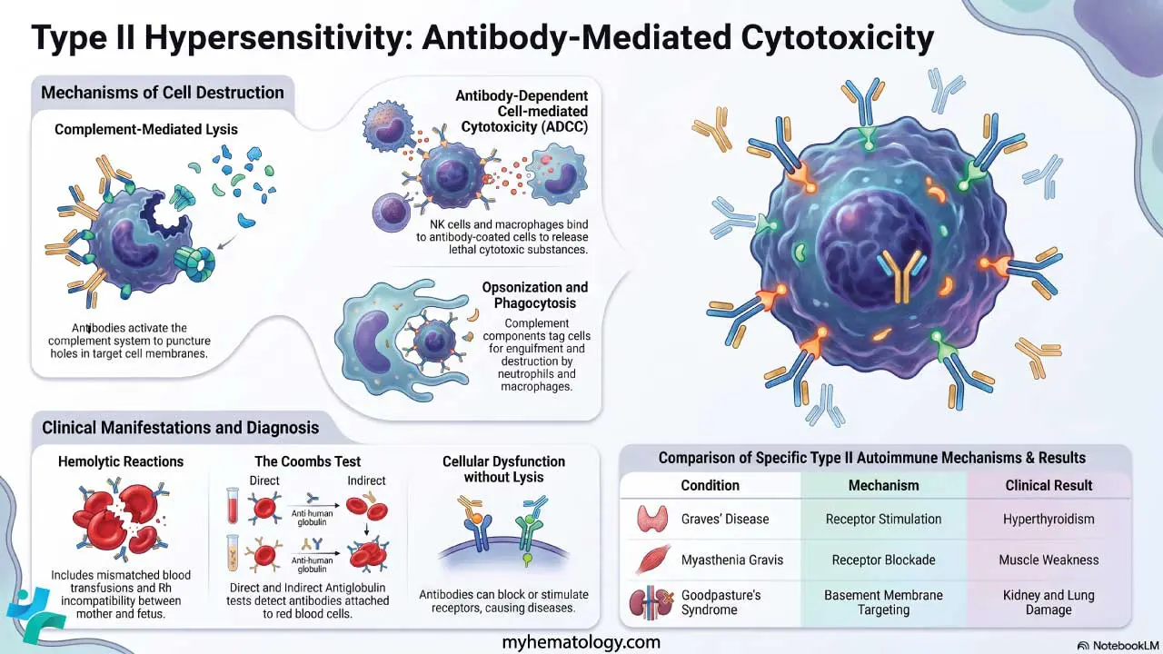 Type II hypersensitivity overview