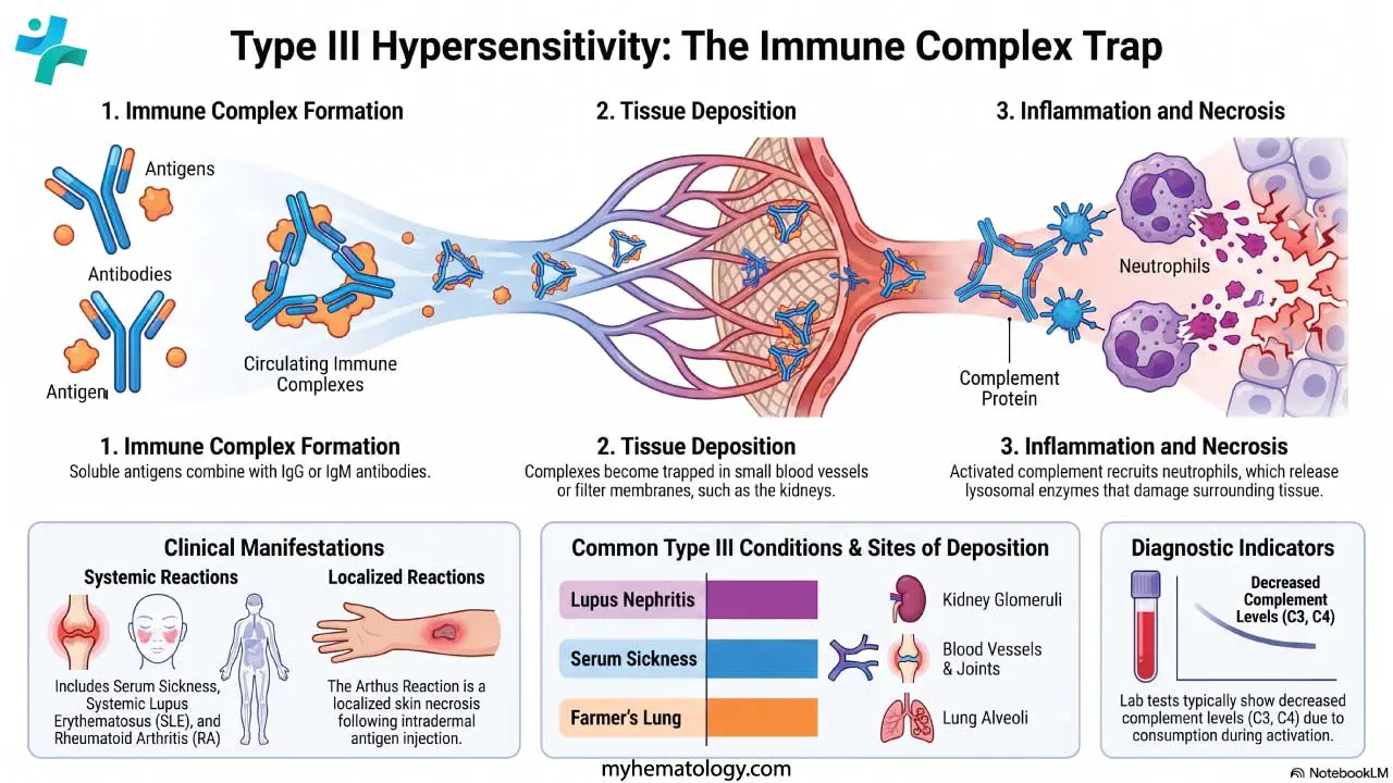 Type III hypersensitivity overview