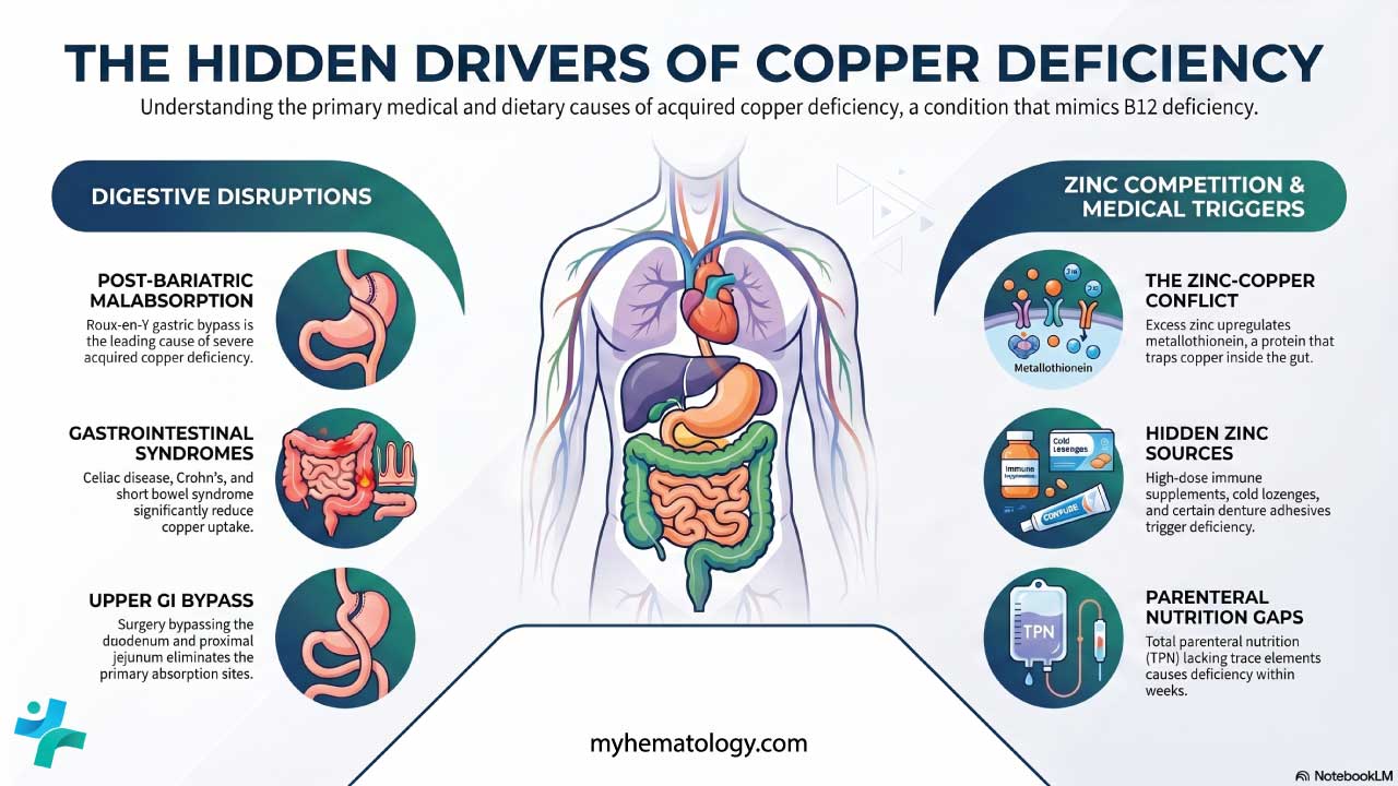 Causes of Copper Deficiency