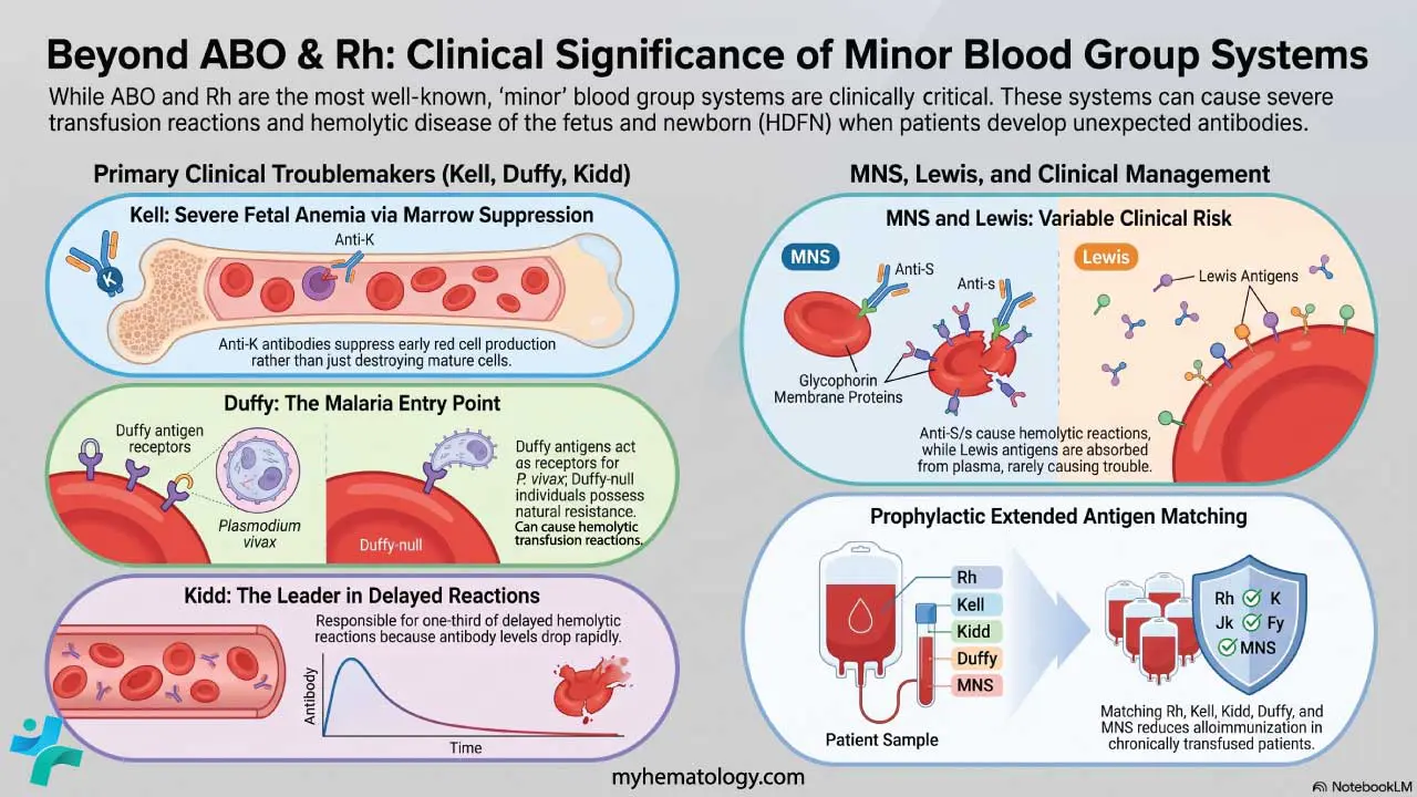 Minor blood groups